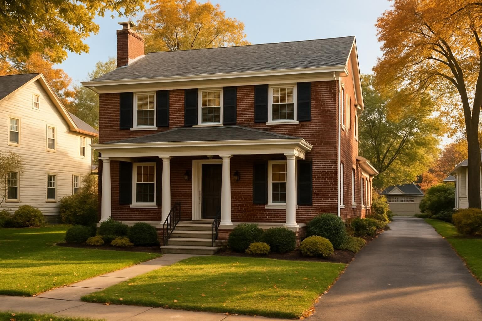 Single-family home in an Orchard Park neighborhood